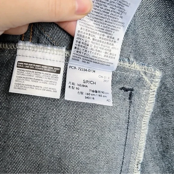 Levi’s • Trucker Jacket denim blue jean Rinse Dark Wash indigo classic - Picture 9 of 12